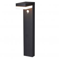 Outdoor Solar Light - pole light  - Göteborg 3.3W 600lm 2700K IP44  - Sensor - Black