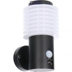 LED outdoor - wall light Dresden - 9.5W 700lm 2700K IP44  - Sensor - Black