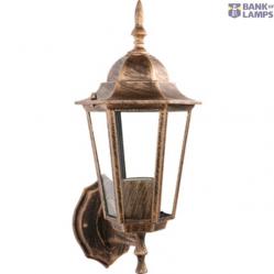 LED outdoor - wall light London - 1xE27 IP44  - Gold