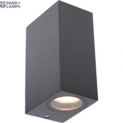 Outdoor Light without Light Source - wall light San Francisco - 2xGU10 IP44  - Anthracite