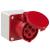 Surface outlet 16A 4p 6h IP44
