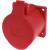 CEE-flanged socket straight (70x70mm) 32A 5p 6h IP44/IP54