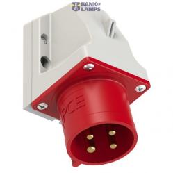 CEE-wall mounted plug 32A 4p 6h IP44