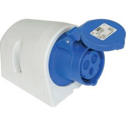 CEE-wall mounted socket 16A 3p 6h IP44