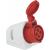 CEE-wall mounted socket 16A 4p 6h IP44