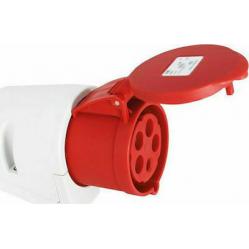 CEE-wall mounted socket 16A 5p 6h IP44