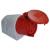 CEE-wall mounted socket 32A 5p 6h IP44