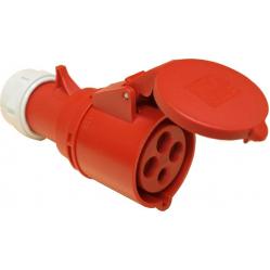 CEE-connector 16A 4p 6h IP44 SHARK