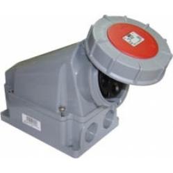 CEE-wall mounted socket 63A 5p 6h IP67 POWER TWIST