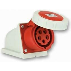 CEE-wall mounted socket 32A 5p 6h IP67