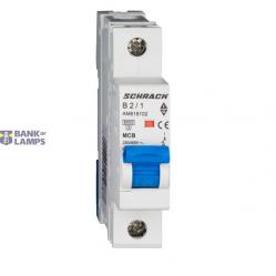 Miniature Circuit Breaker (MCB) AMPARO 6kA, B 2A, 1-pole