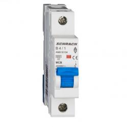 Miniature Circuit Breaker (MCB) AMPARO 6kA, B 4A, 1-pole