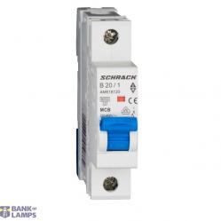 Miniature Circuit Breaker (MCB) AMPARO 6kA, B 20A, 1-pole