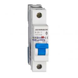 Miniature Circuit Breaker (MCB) AMPARO 6kA, B 25A, 1-pole