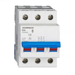 Main Load-Break Switch (Isolator) 63A, 3-pole