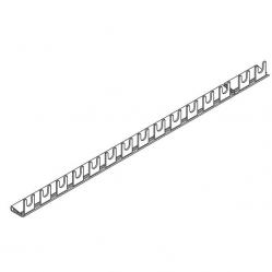 Busbar 1-pole, 10mmý,, 1m, fork (The price is shown without markup on metals. Request a quote for accurate information)