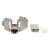 TOOLLESS LINE Jack RJ45 shielded, Class Ea 10GB 4PPoE 100W