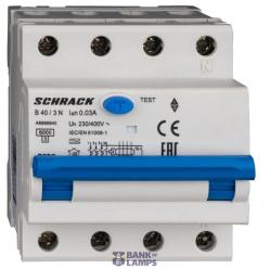 Combined MCB/RCD (RCBO) 3+N, AMPARO 6kA, B 40A, 30mA, Typ A