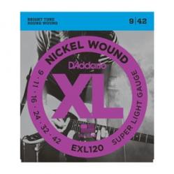 D'Addario EXL120 - electric guitar strings (9-42)