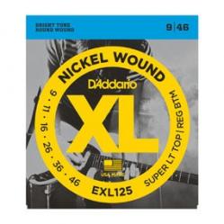 D'Addario EXL125 - electric guitar strings (9–46)