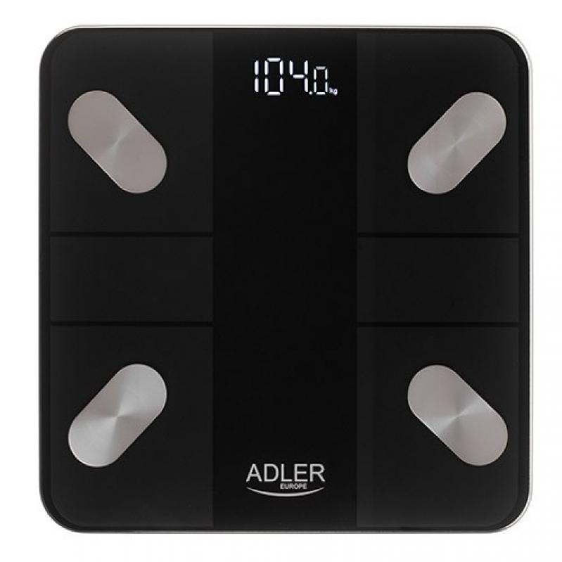 Electronic bathroom scale Adler AD 8186 Black Electronic bathroom scale Adler AD 8186 Black