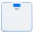 Bathroom scale ADLER AD 8183 with edge lighting White