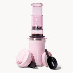 AEROPRESS Go Plus Coffee Maker with Pink Thermal Mug 475 ml