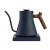 Fellow Stagg EKG PRO 900ml electric kettle in stone blue with a walnut-coloured handle