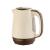 Feel-Maestro MR042 beige electric kettle 1.7 L Beige, Brown 2200 W