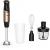 Tefal Quickchef HB656G10 Hand blender 1000 W, 20 speeds, 3-in-1 Black, Gold