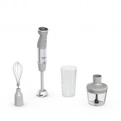 Tefal Quickchef+ HB673B30 blender Immersion blender 1000 W Grey, Stainless steel