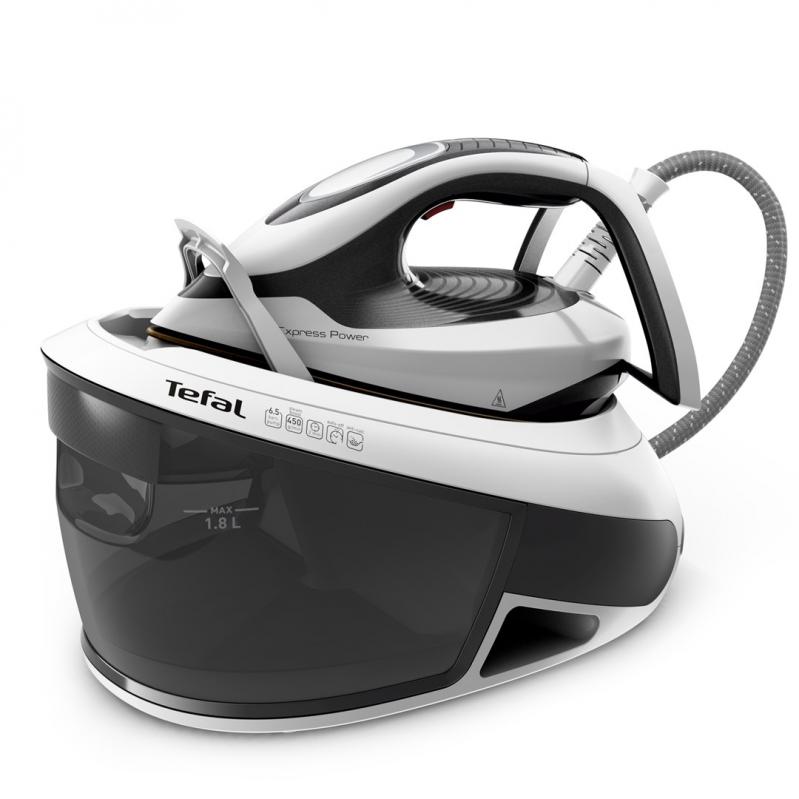 Tefal Express Power SV8130 2800 W 1.8 L Durilium AirGlide Autoclean soleplate Black, White Tefal Express Power SV8130 2800 W 1.8 L Durilium AirGlide Autoclean soleplate Black, White