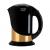 Zelmer ZCK7630 Crystal Gold 1.7-litre 2200W electric kettle, black and gold