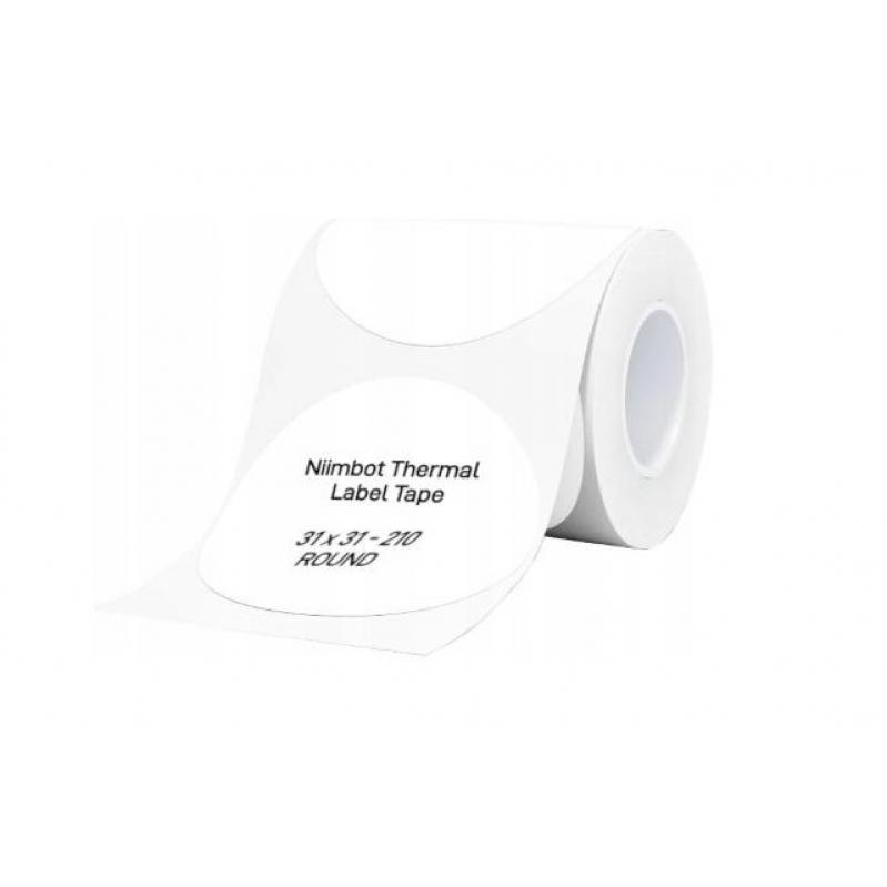 Niimbot T31*31 Round -210White Thermal labels white Niimbot T31*31 Round -210White Thermal labels white
