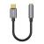 Baseus L54 mobile phone cable Black, Grey USB C 3.5mm