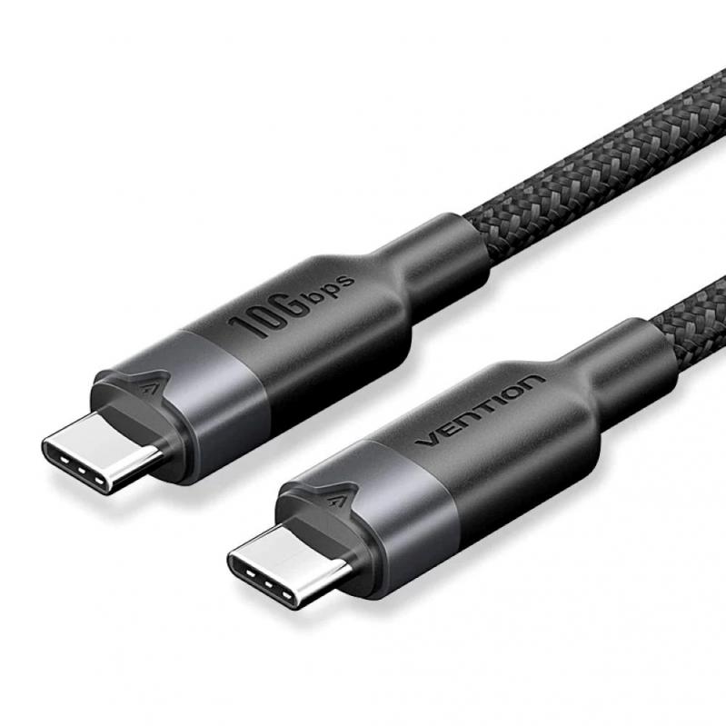 Vention USB 3.2 5A 10Gbps 1m BK USB-C to C cable Vention USB 3.2 5A 10Gbps 1m BK USB-C to C cable