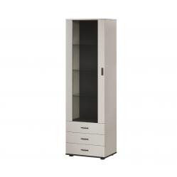 Cama S1 SOHO display cabinet 60x41x192 cashmere + black