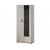 Cama S6 SOHO display cabinet 80x41x192 cashmere + black