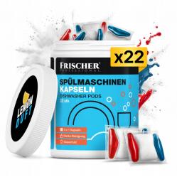 Frischer 3-in-1 dishwasher capsules, 22 pieces