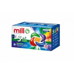 MILL PRO 5k laundry capsules + COLOR softening beads, 25 pcs.