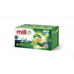 MILL PRO 5k laundry capsules + UNIVERSAL softening beads, 25 pcs