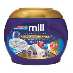 MILL CLEAN&SHINE Ultra 52 Dishwasher Capsules, 3kg
