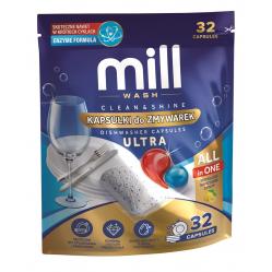 MILL CLEAN&SHINE Ultra Dishwasher Capsules, 32 capsules, 3K.D
