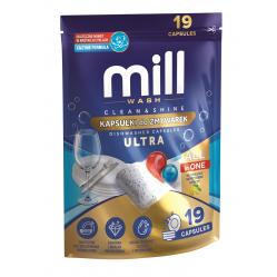 MILL CLEAN&SHINE Ultra Dishwasher Capsules, 19 capsules, 3K.D