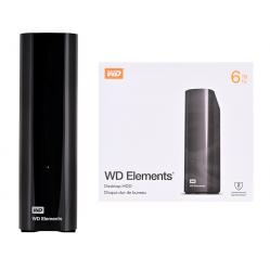 Western Digital Elements WDBWLG0060HBK-EESN external hard drive 6 TB Micro-USB B 3.2 Gen 1 (3.1 Gen 1) Black