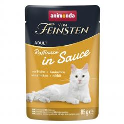 ANIMONDA Vom Feinsten Raffinesse in sauce Chicken with rabbit - wet cat food - 85g