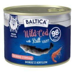 BALTICA Excellent Wild cod with krill Light - wet cat food - 185g