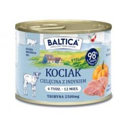 BALTICA Smaki regionów Kitten Veal with turkey - wet cat food - 185g