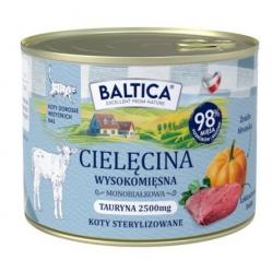 BALTICA Smaki regionów Veal - wet cat food - 185g