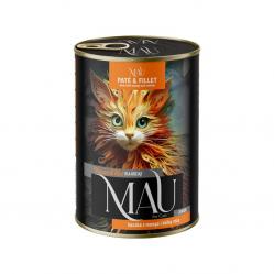 MAU Pate and Fillet Junior Duck with mango and rosehip - wet cat food - 400g